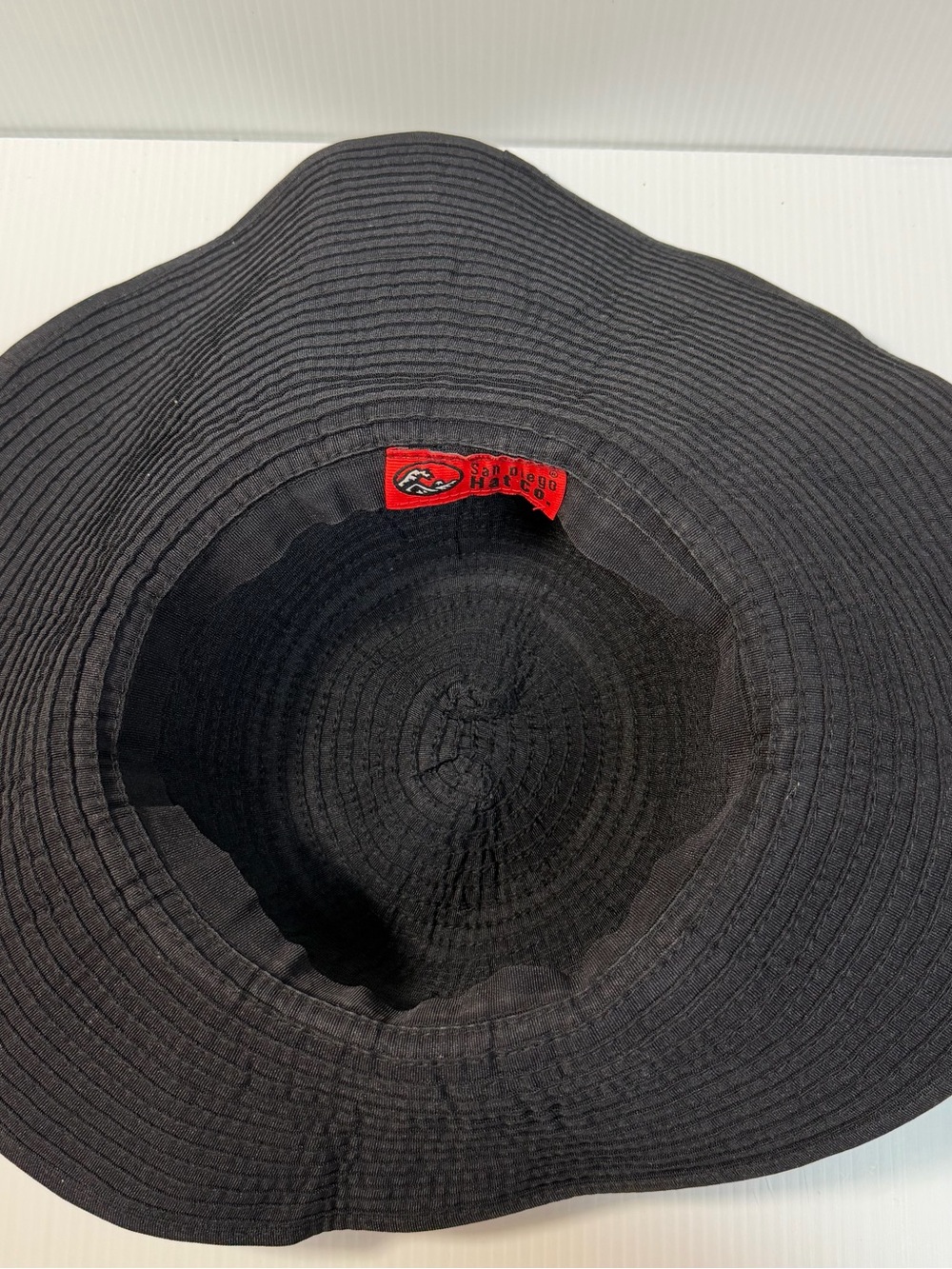 Vintage Black San Diego Hat Company Wide Brim Sun Hat - Picture 6 of 9